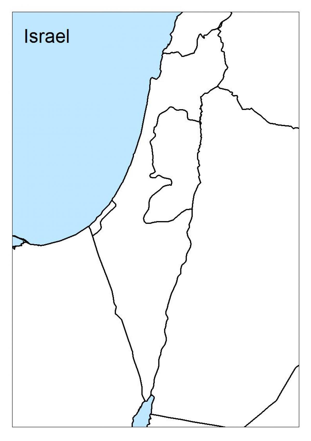 نقشه اسرائیل خالی