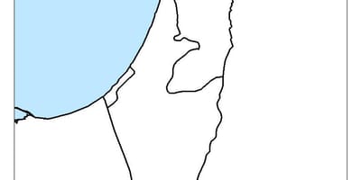 نقشه اسرائیل خالی